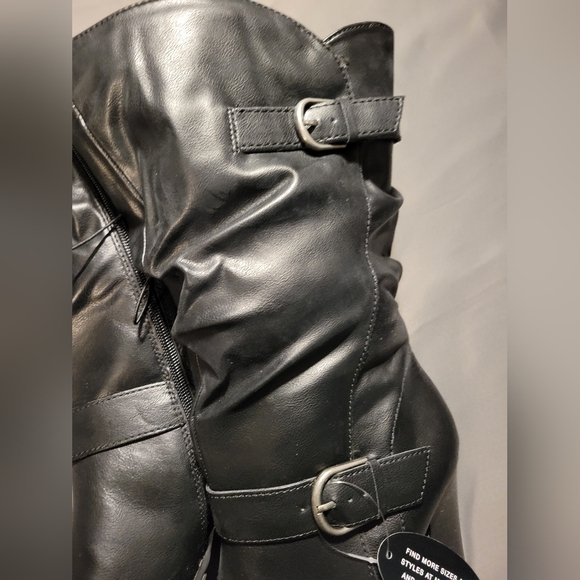 NWT Style & Co Women's Black Boots Wide Calf - Picture 8 of 8